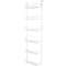 over the Door Organizer - 6-Tier Adjustable Pantry Shelves and Rack for Kitchen Organization, White